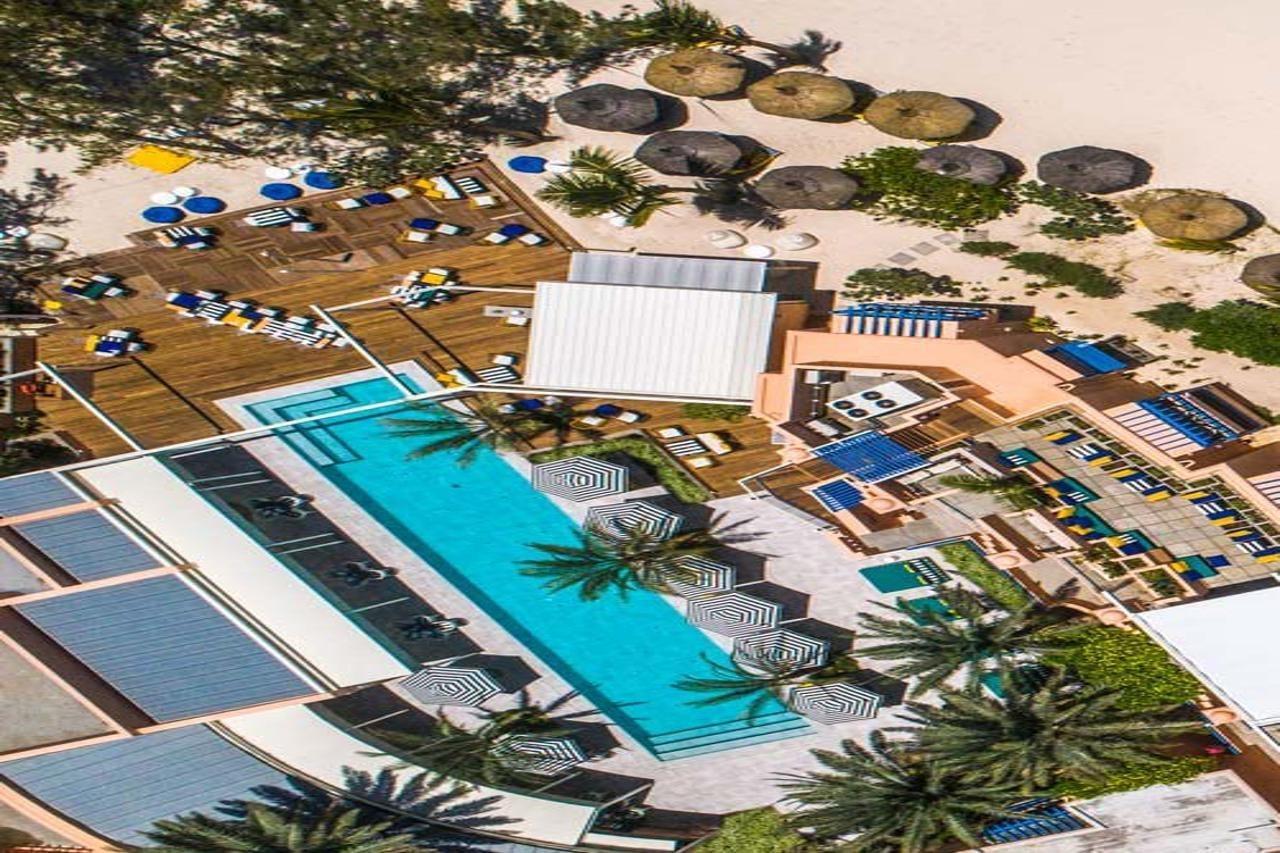 Salt Of Palmar, An Adult-Only Boutique Hotel Belle Mare Exterior foto Aerial view of the pool at the W South Beach